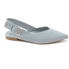 Load image into Gallery viewer, Qnuz Scarlett Ballerina w. Mesh &amp; Strass Shoe 32 blue
