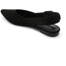 Load image into Gallery viewer, Qnuz Scarlett Ballerina w. Mesh &amp; Strass Shoe 99 Black
