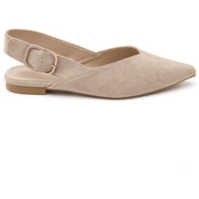 Load image into Gallery viewer, Qnuz Scarlett Ballerina w. Mesh &amp; Strass Shoe 13 Beige
