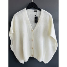 Load image into Gallery viewer, Qnuz Clothing Selma Vest w bling buttons Clothing 11 Off White
