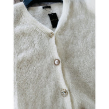 Load image into Gallery viewer, Qnuz Clothing Selma Vest w bling buttons Clothing 11 Off White
