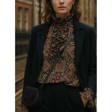 Load image into Gallery viewer, Qnuz Clothing Shirt in 100% rayon Clothing 01 Multi
