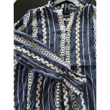 Load image into Gallery viewer, Qnuz Clothing Shirt w Embrodery Clothing 30 Blue
