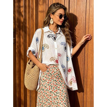 Load image into Gallery viewer, Qnuz Clothing Shirt w Embrodery Clothing 10 White
