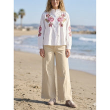 Load image into Gallery viewer, Qnuz Clothing Shirt w embrodery Clothing 10 White
