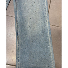 Load image into Gallery viewer, Qnuz Clothing Sigga jeans w. Embrodery Clothing 33 denim blue
