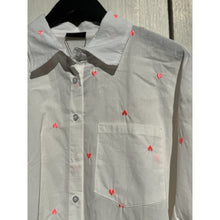 Load image into Gallery viewer, Qnuz Clothing Siif shirt w embrodery Hearts Clothing 10 White
