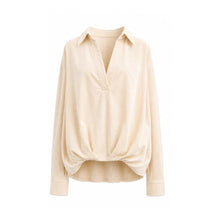 Load image into Gallery viewer, Qnuz Clothing Simple blouse Clothing 13 Beige
