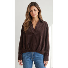 Load image into Gallery viewer, Qnuz Clothing Simple blouse Clothing 60 Marron
