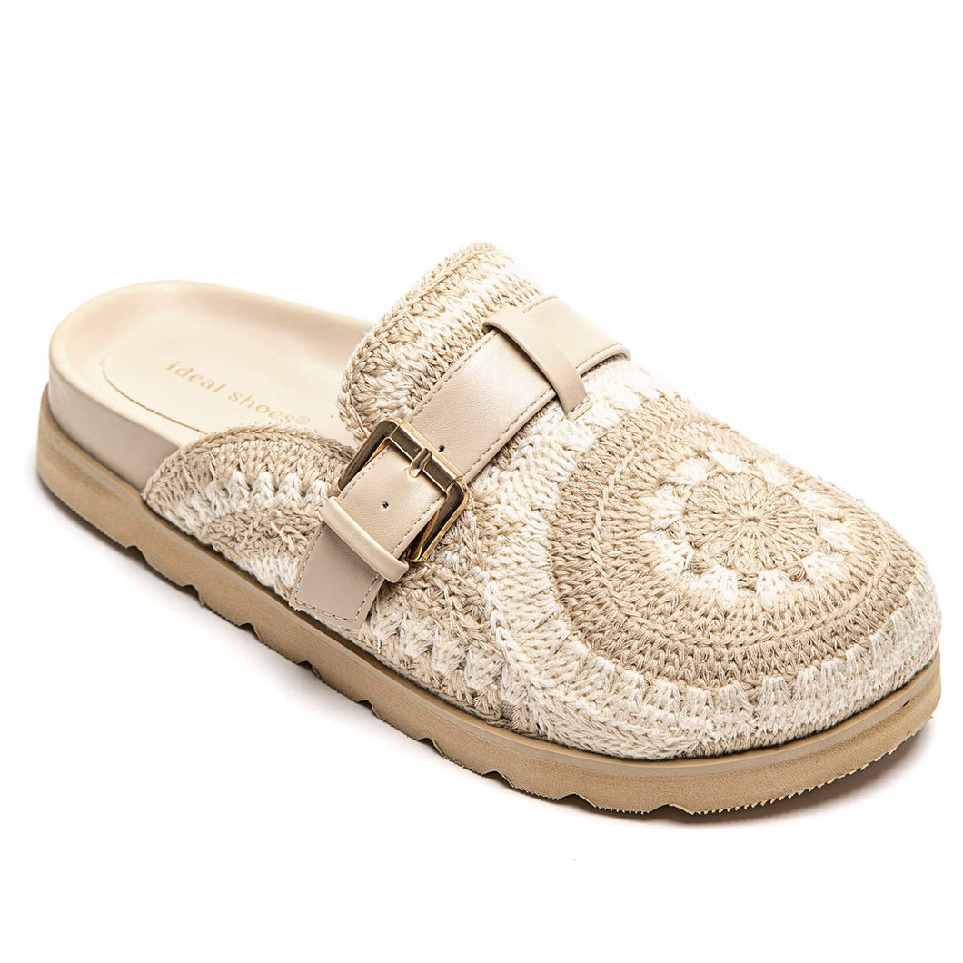 Qnuz Siv slippers w. crochet Shoe