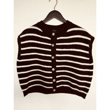 Load image into Gallery viewer, Qnuz Clothing Striped Knit west Clothing 99 Black
