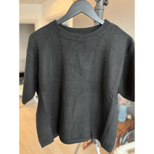 Load image into Gallery viewer, Qnuz Clothing Striped Shirt w. Embrodery &amp; smock Cuffs Clothing 606 Choco
