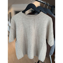 Load image into Gallery viewer, Qnuz Clothing Striped Shirt w. Embrodery &amp; smock Cuffs Clothing 63 Taupe
