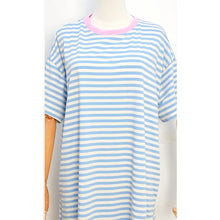 Load image into Gallery viewer, Qnuz Clothing Striped dress w. Pockets Clothing 32 blue
