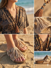 Load image into Gallery viewer, Qnuz Suede shoe w fringes Shoe
