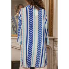 Load image into Gallery viewer, Qnuz Clothing Summer Oversize Rayon shirt Clothing 32 blue
