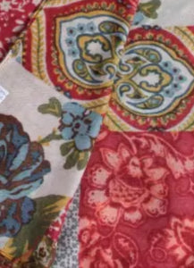 Qnuz Sussi flower w. pon pon Scarf 90 x 180 Scarf