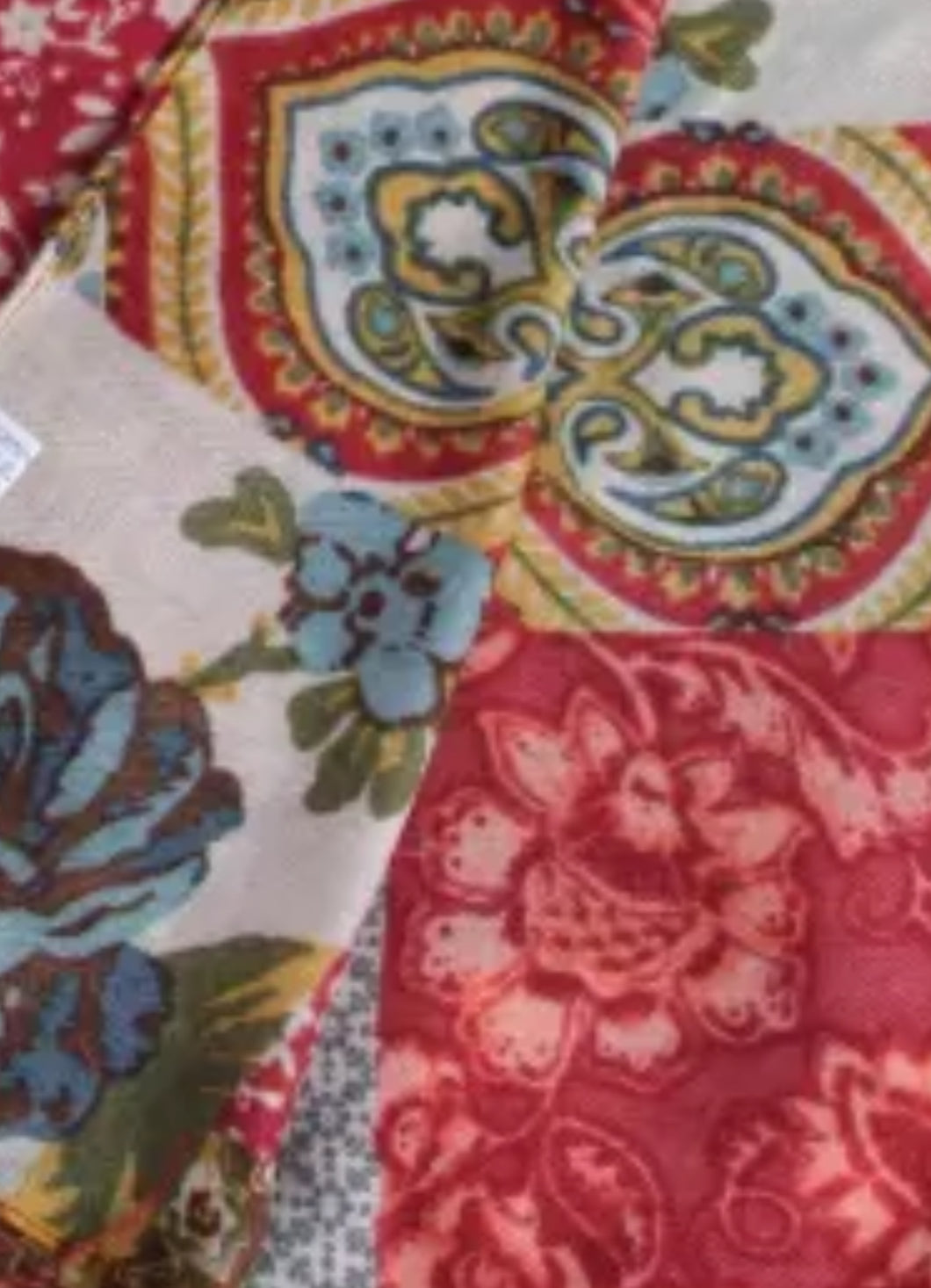 Qnuz Sussi flower w. pon pon Scarf 90 x 180 Scarf