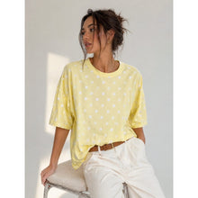 Load image into Gallery viewer, Qnuz Clothing T-Shirt w Big Dots Clothing 22 yellow
