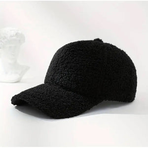 Qnuz Teddy Cap Hat/Glove 99 Black