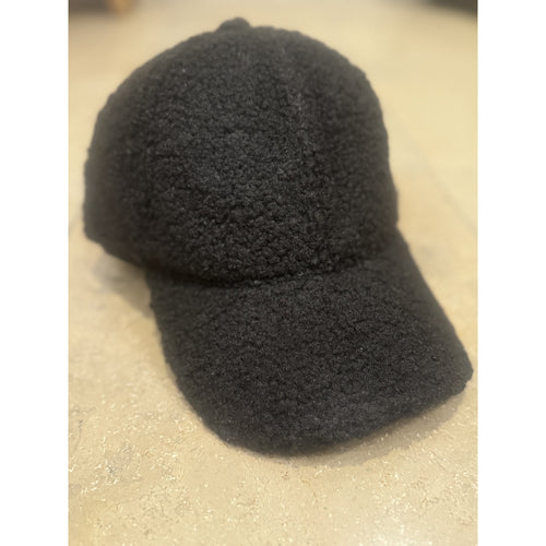 Qnuz Teddy Cap Hat/Glove 99 Black