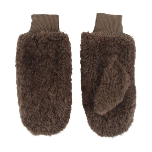 Qnuz Teddy Glove Hat/Glove 606 Choco