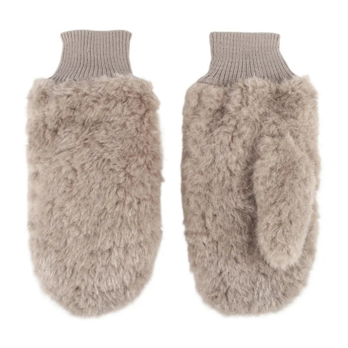 Qnuz Teddy Glove Hat/Glove 63 Taupe