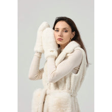 Load image into Gallery viewer, Qnuz Teddy Glove Hat/Glove 13 Beige
