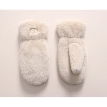 Load image into Gallery viewer, Qnuz Teddy Glove Hat/Glove 13 Beige
