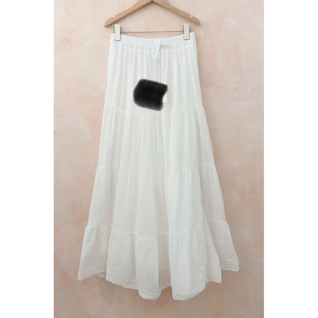 Qnuz Clothing Volumineuse Skirt Clothing 10 White
