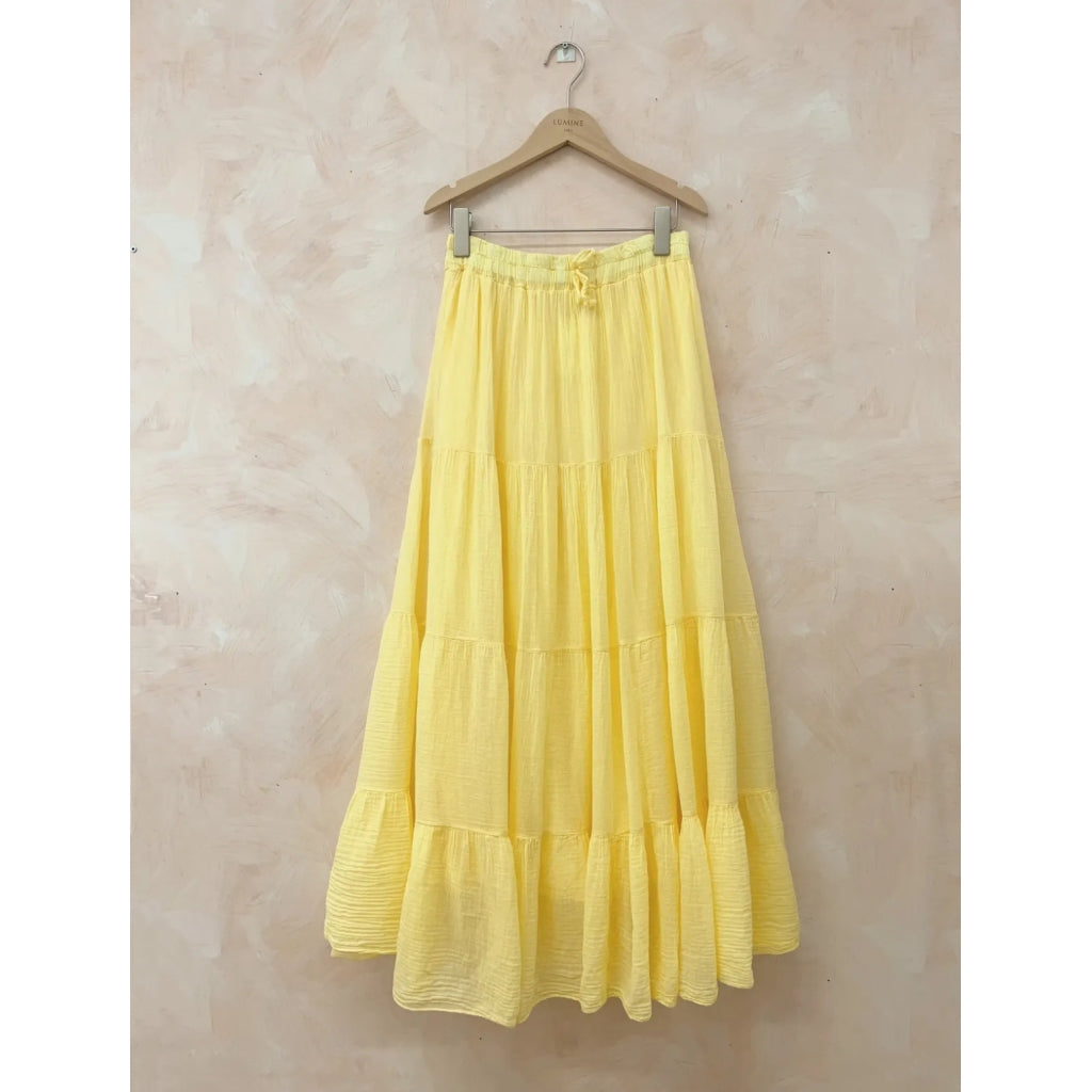 Qnuz Clothing Volumineuse Skirt Clothing 22 yellow