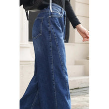 Load image into Gallery viewer, Qnuz Clothing Wide leg Jeans Clothing 33 denim blue
