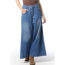 Load image into Gallery viewer, Qnuz Clothing Wide leg Pants/Skirt Clothing 33 denim blue
