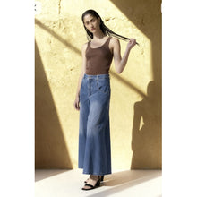Load image into Gallery viewer, Qnuz Clothing Wide leg Pants/Skirt Clothing 33 denim blue
