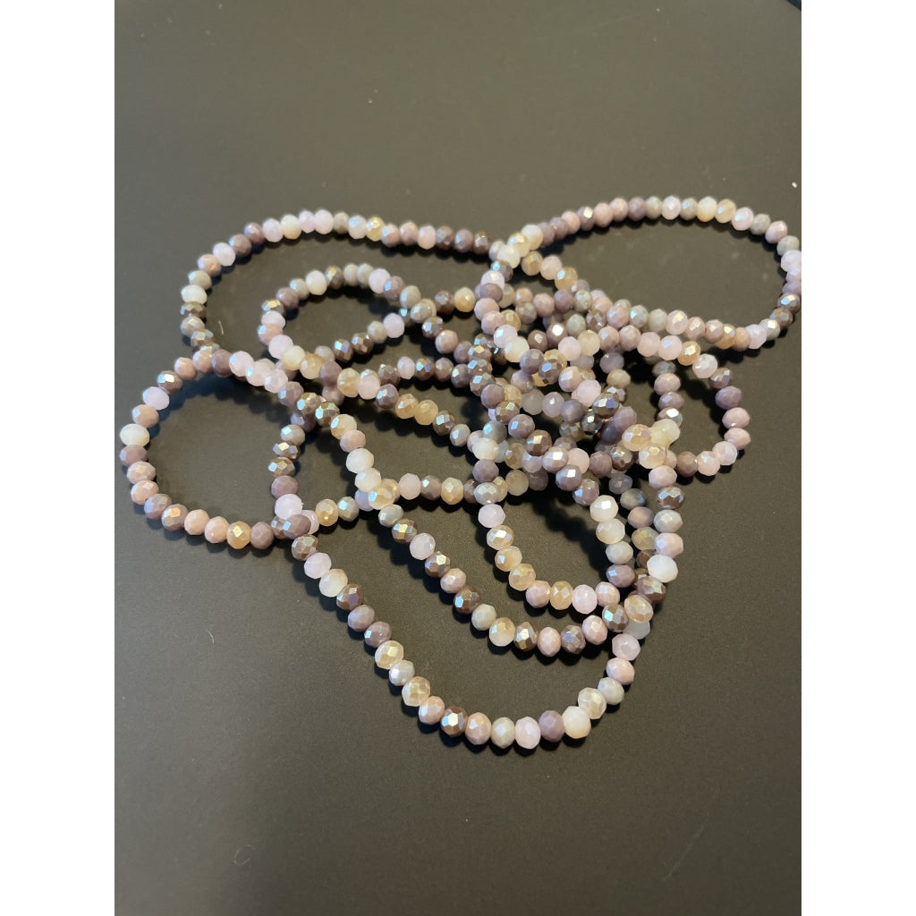 Qnuz maria Necklace 4601 Purple mix