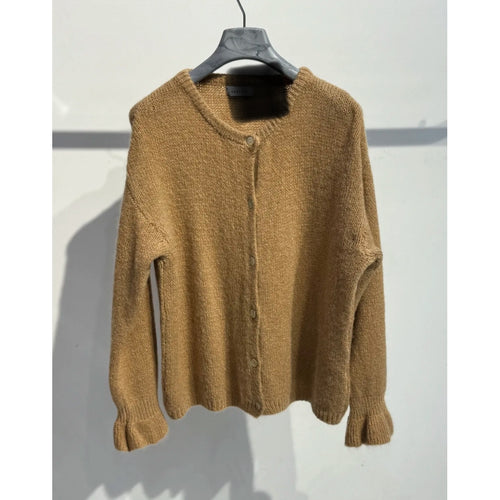 Qnuz Clothing renarte cardigan Clothing 61 Camel